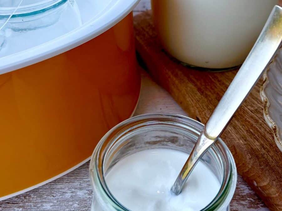 Jak zrobić domowy jogurt krok po&nbsp;kroku – idealny duet z&nbsp;granolą Onlygreen i&nbsp;owocami liofilizowanymi